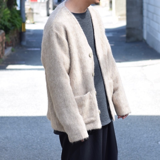 OUR LEGACY  CARDIGAN antique white。   IDIOME homme